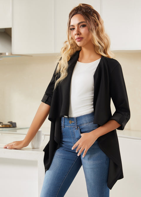 AirFlex Wrap Cardigan (Black)