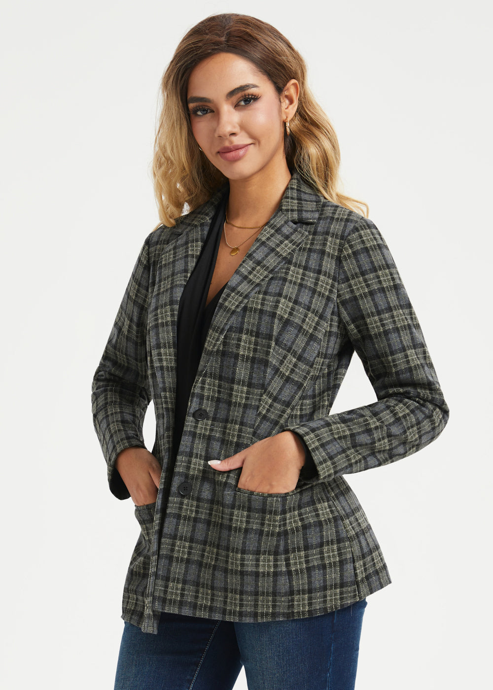 Classic Blazer Knit Jacquard Final Sale