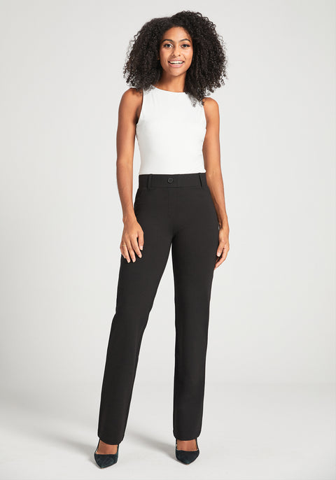 ⏰ PRESALE | Classic Dress Pant Yoga Pant | Straight (Black)