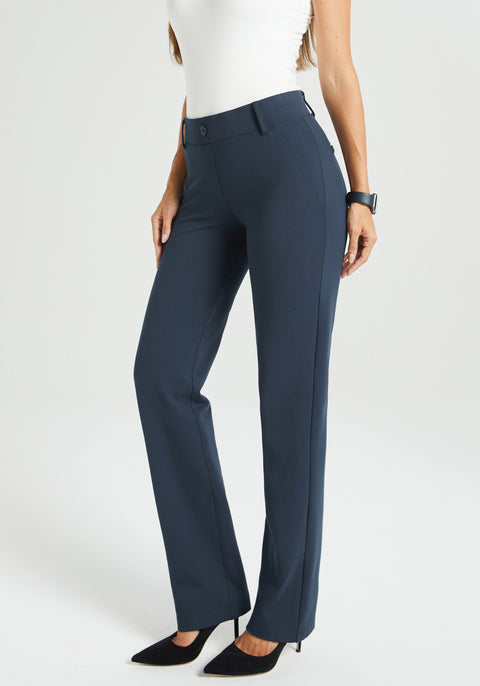 ⏰ PRESALE | Classic Dress Pant Yoga Pant | Straight (Navy)