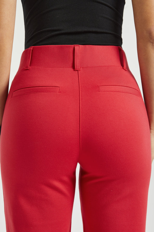 Red Riding Pant Classic DPYP™ Dress Pant Yoga Pant | Straight (Red) – Betabrand