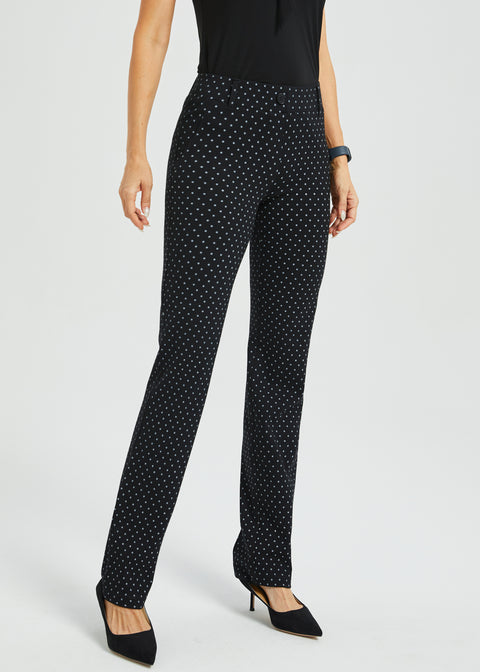 PRESALE ⏰ Classic DPYP™ Dress Pant Yoga Pant | Straight (Black White Star)