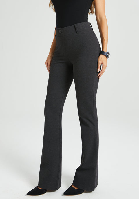 Classic Dress Pant Yoga Pant | Bootcut (Charcoal)