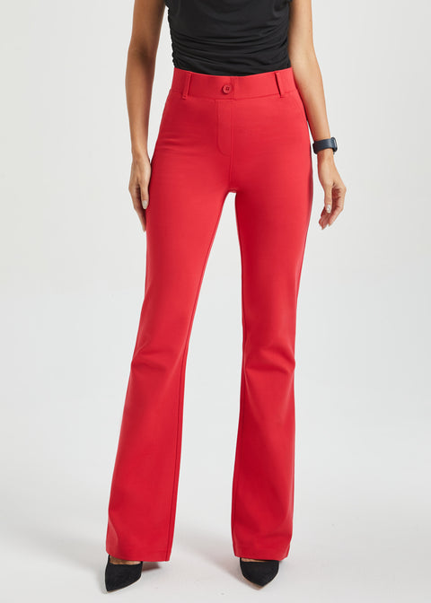 Classic DPYP™ Dress Pant Yoga Pant | Bootcut (Red)