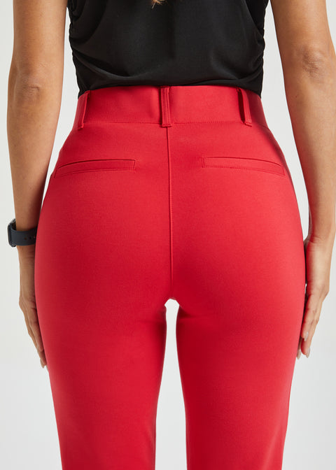 Classic DPYP™ Dress Pant Yoga Pant | Bootcut (Red)