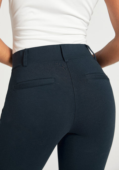 Classic Dress Pant Yoga Pant | Skinny (Navy)