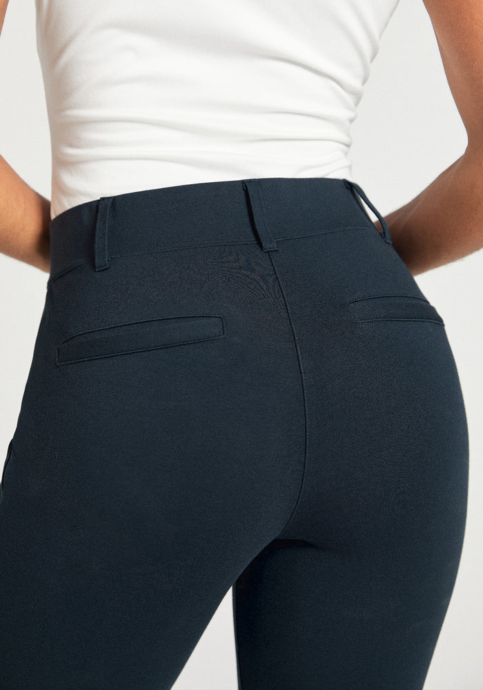 Classic Dress Pant Yoga Pant | Skinny (Navy)