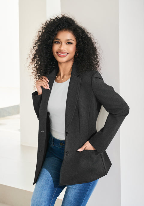 Classic Blazer (Charcoal)