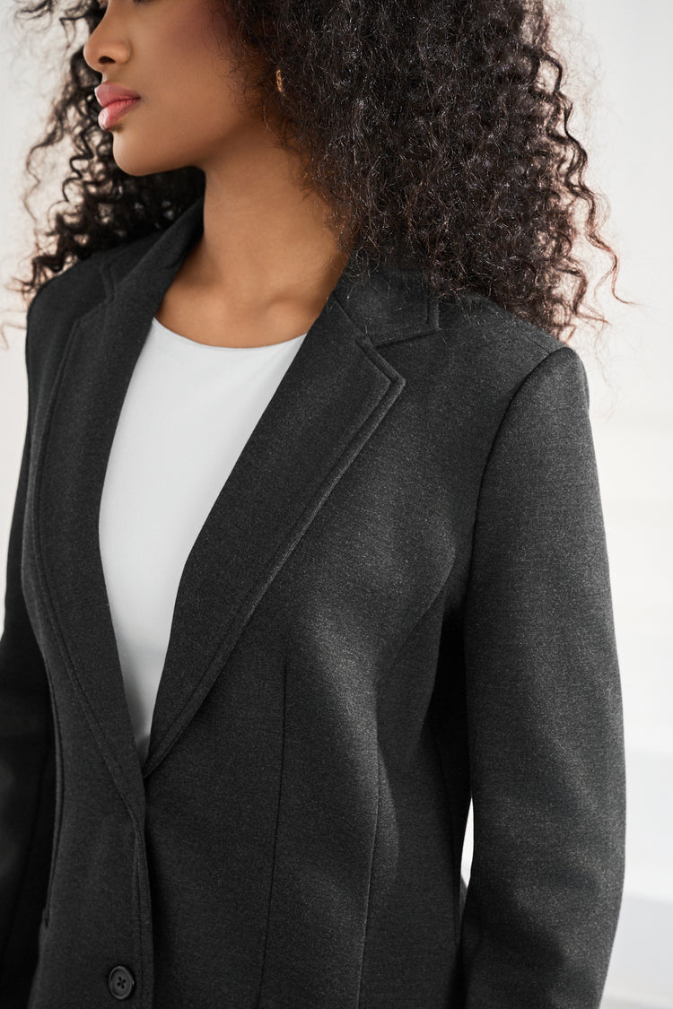 Classic Blazer (Charcoal)