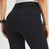 7-Pocket DPYP™ Dress Pant Yoga Pant | Straight (Black White Star)