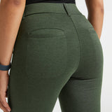 PRESALE ⏰ 7-Pocket DPYP™ Dress Pant Yoga Pants | Straight (Heather Olive)