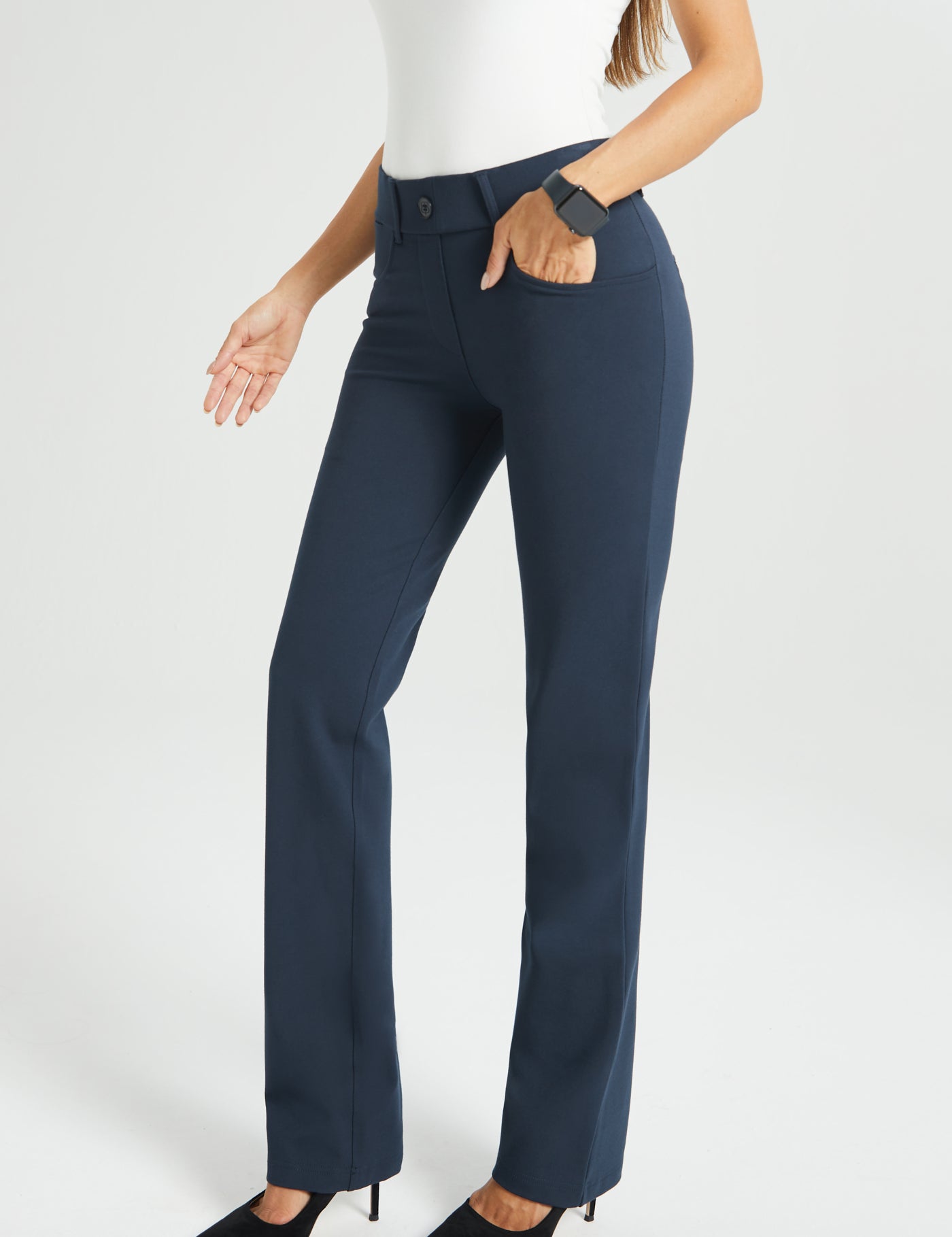 7-Pocket DPYP™ Dress Pant Yoga Pant | Straight (Navy)