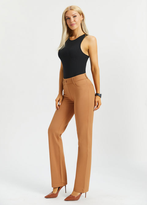 PRESALE ⏰ 7-Pocket DPYP™ Dress Pant Yoga Pant | Straight (Sandalwood)