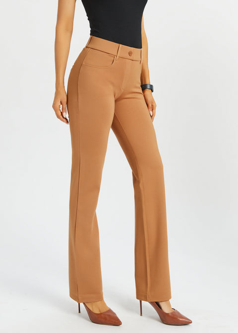 PRESALE ⏰ 7-Pocket DPYP™ Dress Pant Yoga Pant | Straight (Sandalwood)