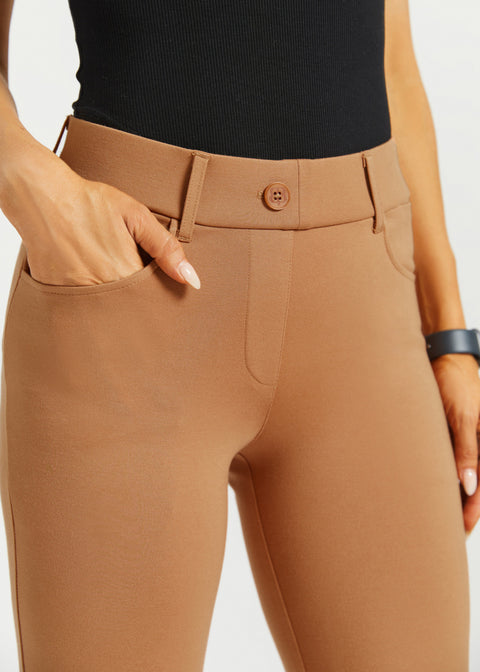 PRESALE ⏰ 7-Pocket DPYP™ Dress Pant Yoga Pant | Straight (Sandalwood)