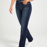 Signature Mid-Rise Denim | Straight (Roma Wash)