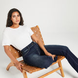 Signature Mid-Rise Denim | Straight (Roma Wash)