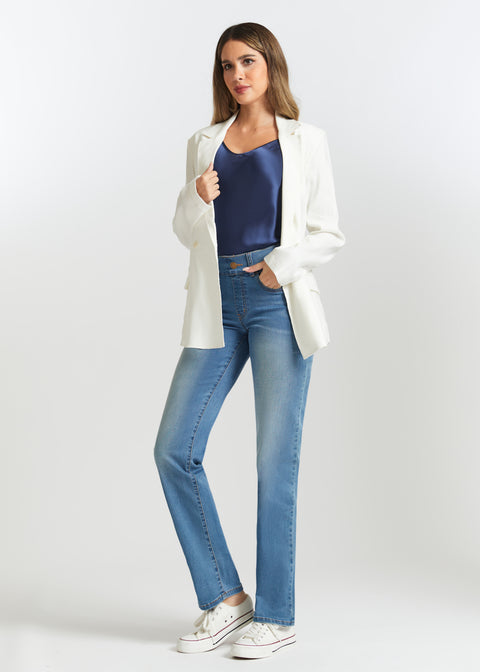 Signature Mid-Rise Denim | Straight (Sonora Wash)