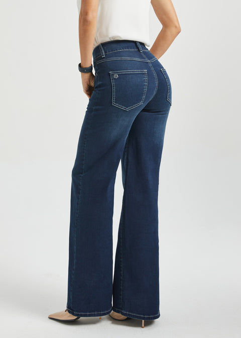 Signature Mid-Rise Denim | Wide (Roma Wash)