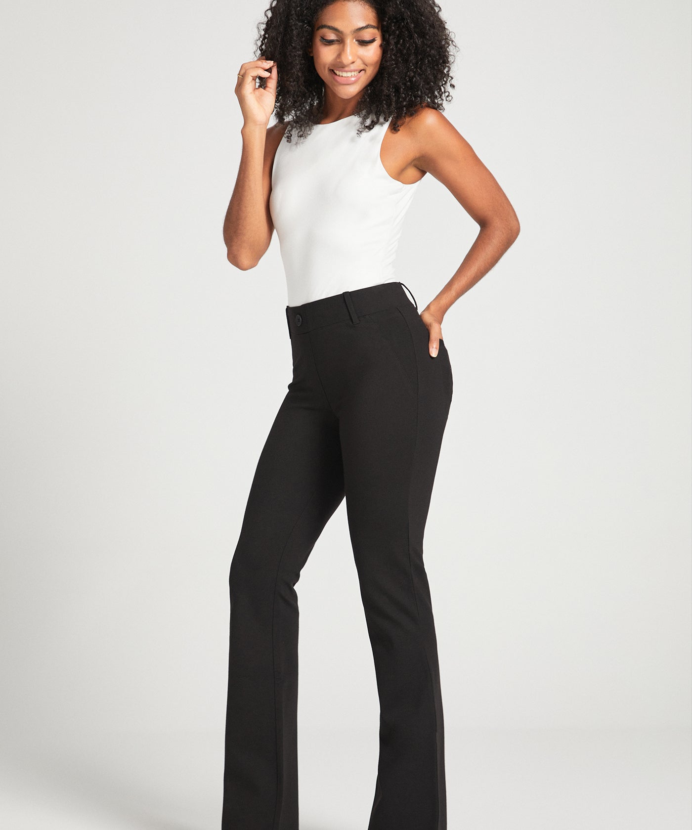 PRESALE ⏰ Two-Pocket DPYP™ Dress Pant Yoga Pant | Bootcut (Black)
