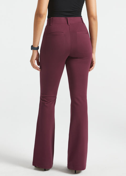 PRESALE ⏰ Two-Pocket DPYP™ Dress Pant Yoga Pant | Bootcut (Burgundy)