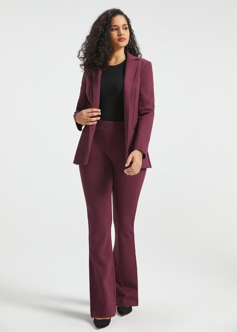 PRESALE ⏰ Two-Pocket DPYP™ Dress Pant Yoga Pant | Bootcut (Burgundy)