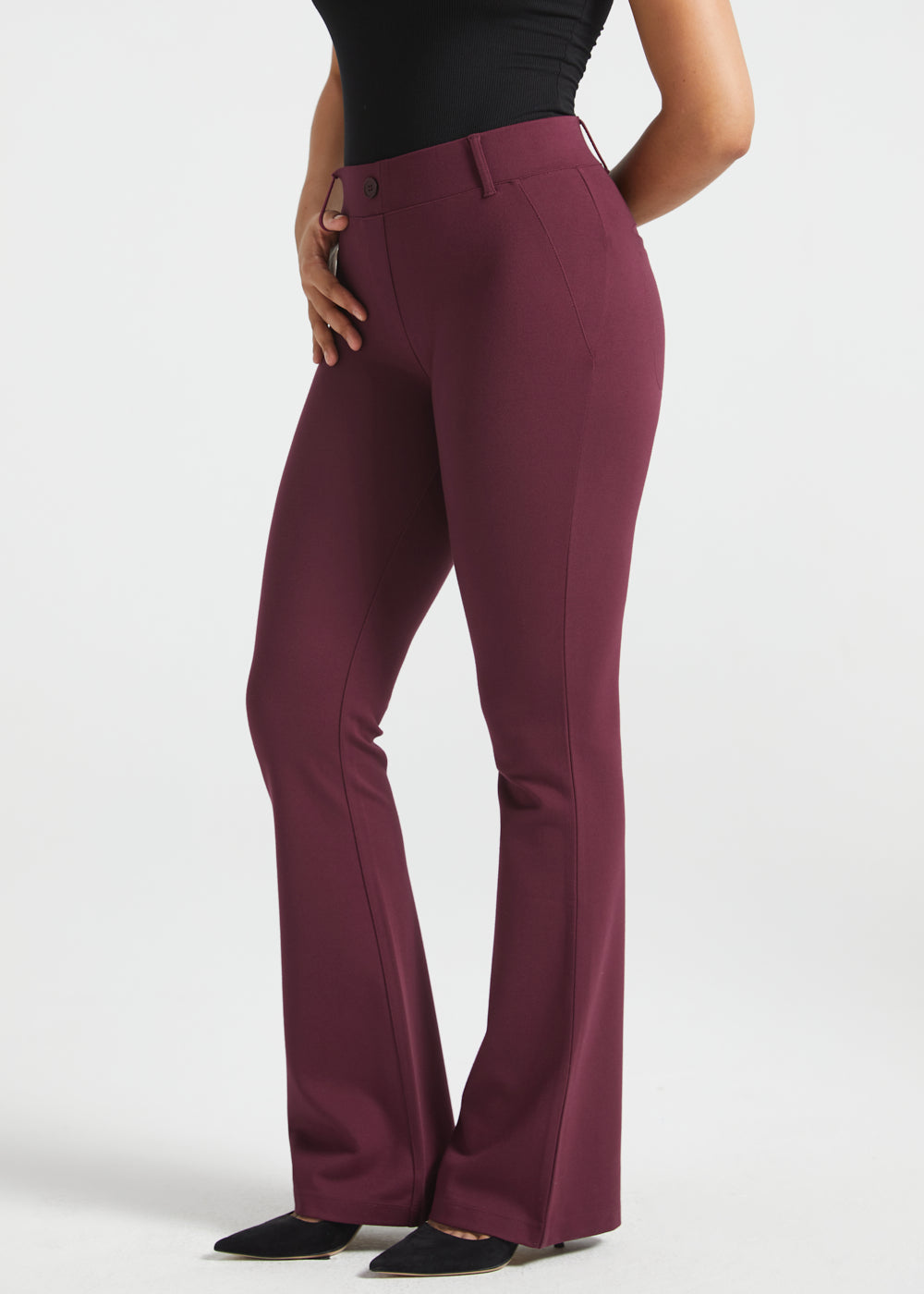 PRESALE ⏰ Two-Pocket DPYP™ Dress Pant Yoga Pant | Bootcut (Burgundy)
