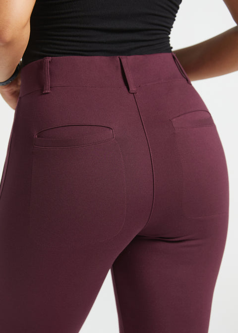 PRESALE ⏰ Two-Pocket DPYP™ Dress Pant Yoga Pant | Bootcut (Burgundy)