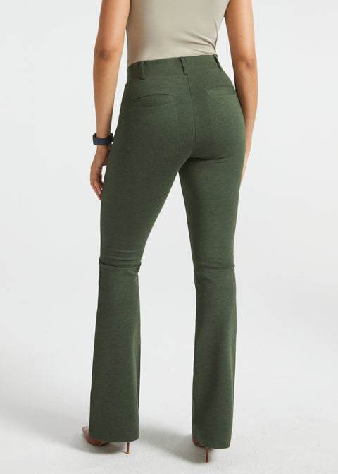 PRESALE ⏰ Two-Pocket DPYP™ Dress Pant Yoga Pants | Bootcut (Heather Olive)