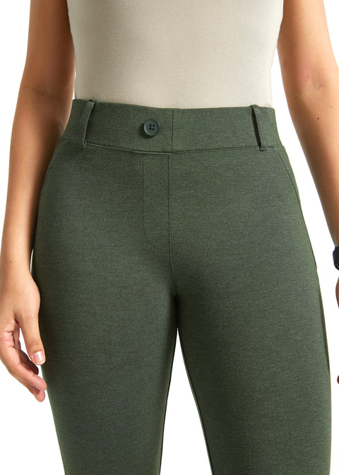 PRESALE ⏰ Two-Pocket DPYP™ Dress Pant Yoga Pants | Bootcut (Heather Olive)