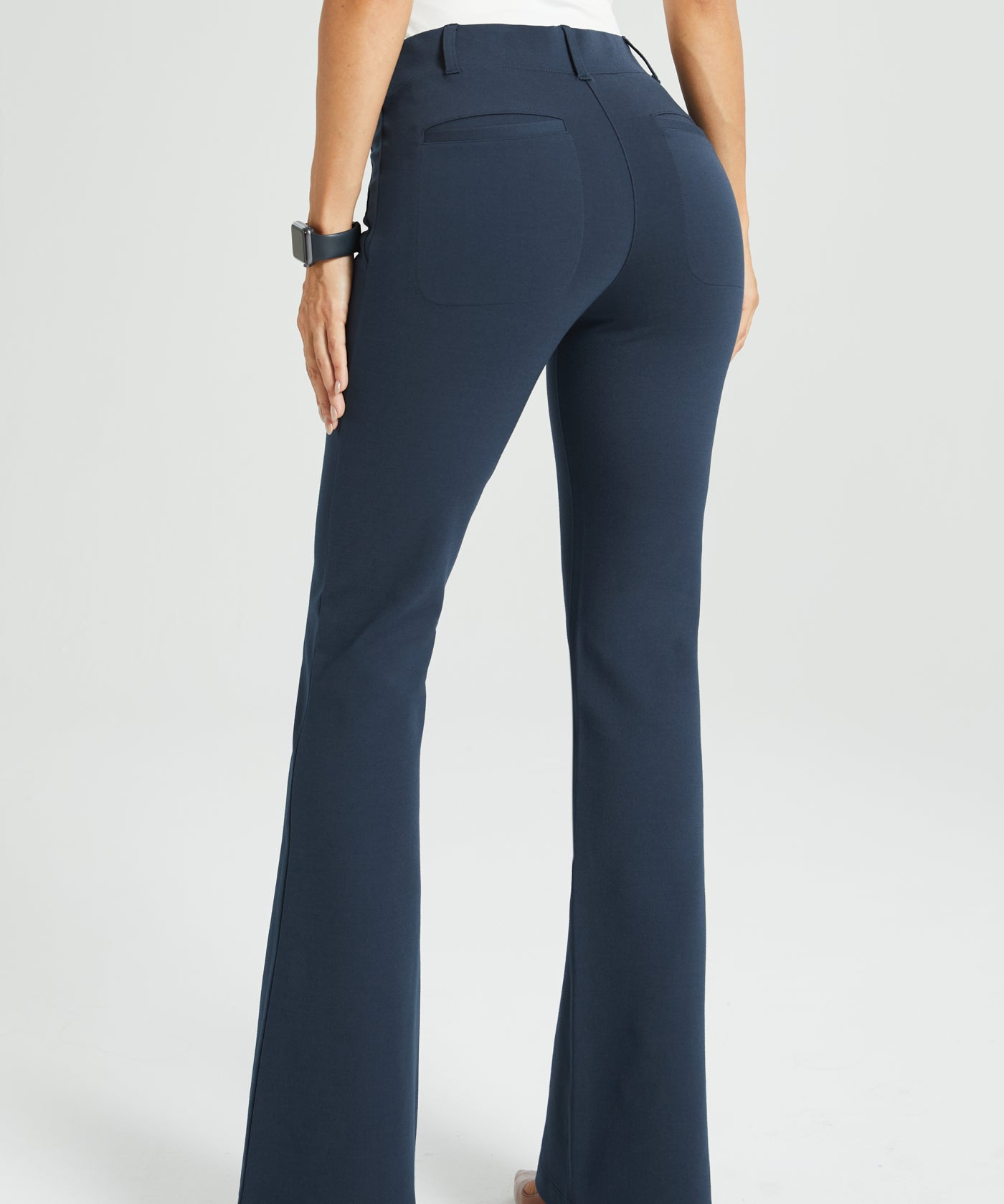 Two-Pocket DPYP™ Dress Pant Yoga Pant | Bootcut (Navy)