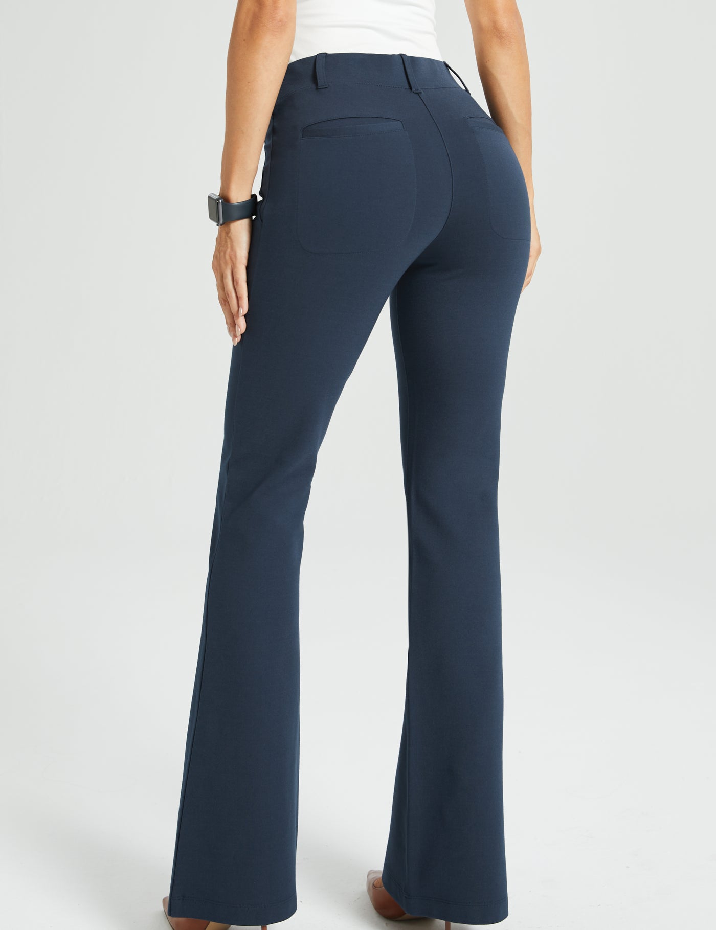 Two-Pocket DPYP™ Dress Pant Yoga Pant | Bootcut (Navy)