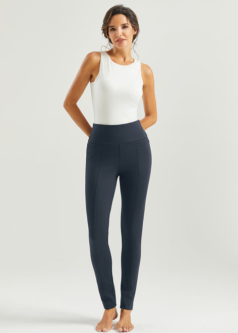 Power Down DPYP Dress Pant Yoga Pant | Skinny (Navy) - Navy / XS / Petite (25 Inches) Power Down DPYP Dress Pant Yoga Pant | Skinny (Navy) - Navy / XS / Petite (25 Inches)