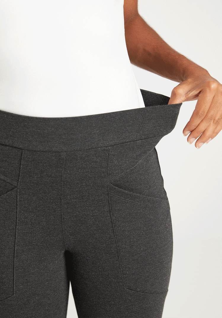 Journey Pant | Skinny (Charcoal) 4 POCKETS