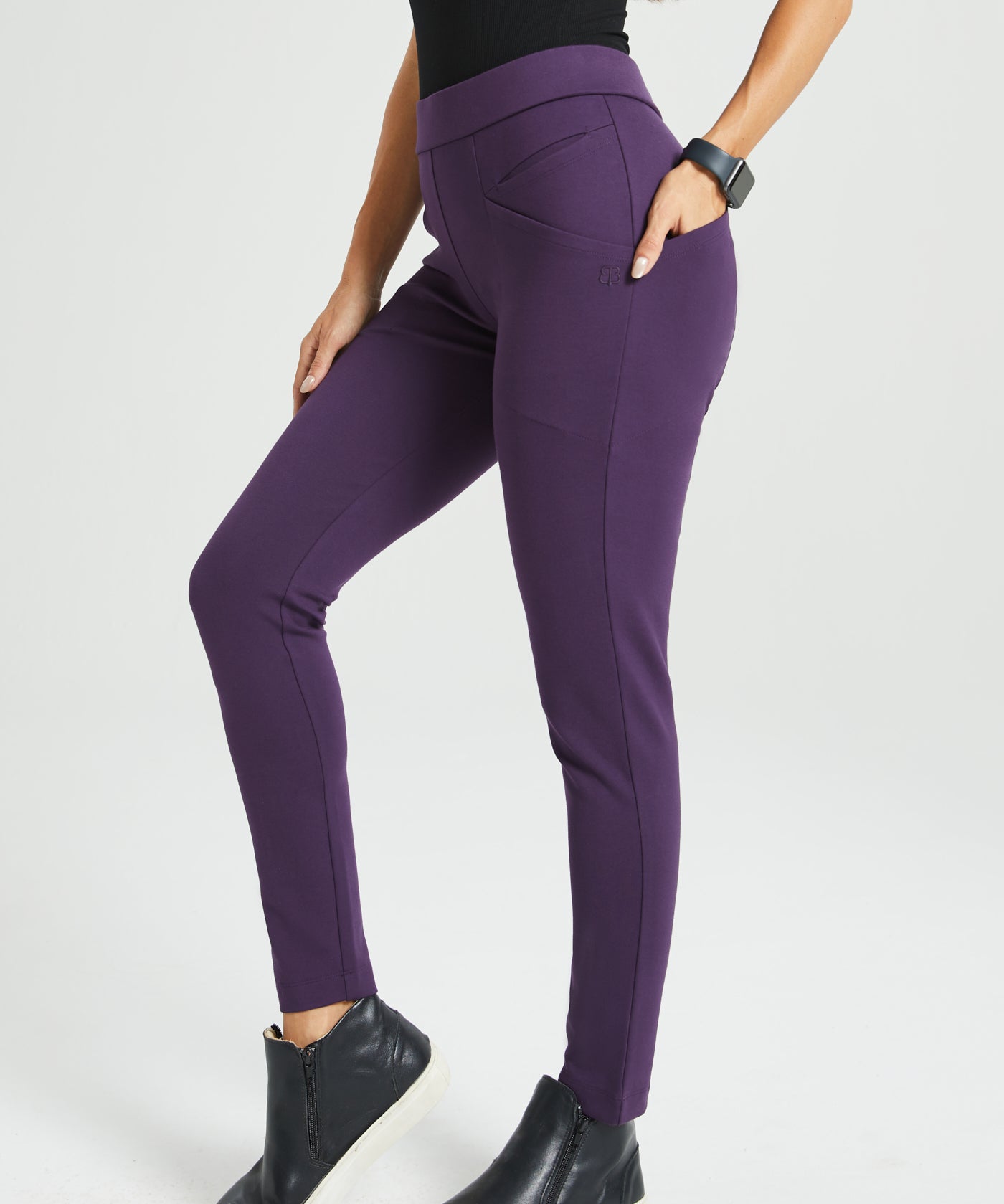 Journey DPYP™ Dress Pant Yoga Pant | Skinny (Aubergine) - Final Sale