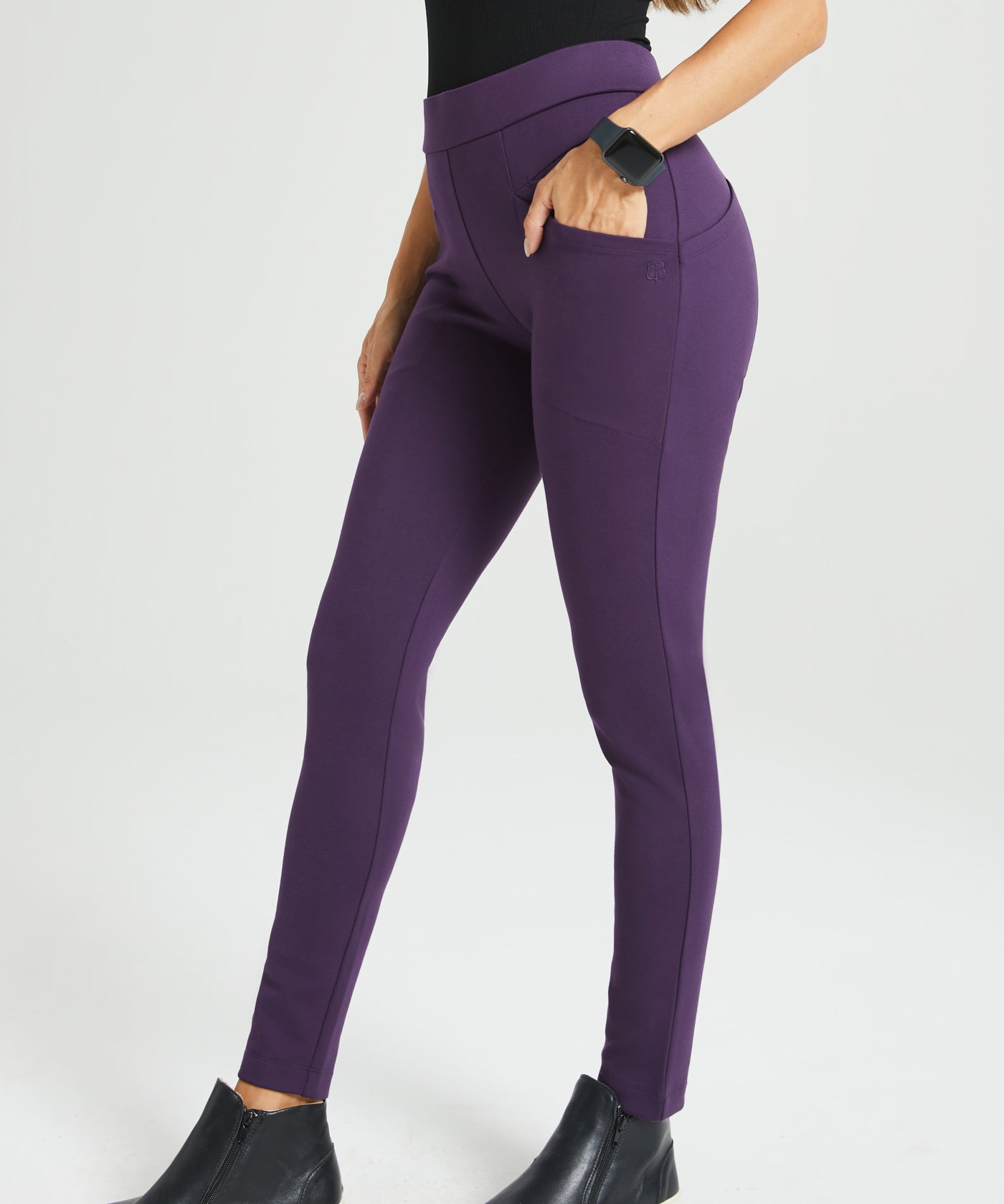Journey DPYP™ Dress Pant Yoga Pant | Skinny (Aubergine) - Final Sale