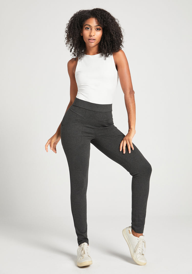 Journey Pant | Skinny (Charcoal) 4 POCKETS
