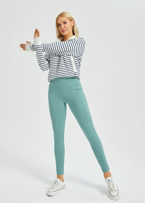 Journey DPYP™ Dress Pant Yoga Pant | Skinny (Steel Blue)