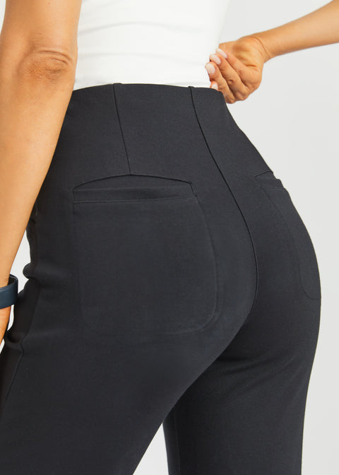 Atlantic DPYP™ Dress Pant Yoga Pants | Wide (Black)