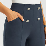 Atlantic DPYP™ Dress Pant Yoga Pants | Wide (Navy)