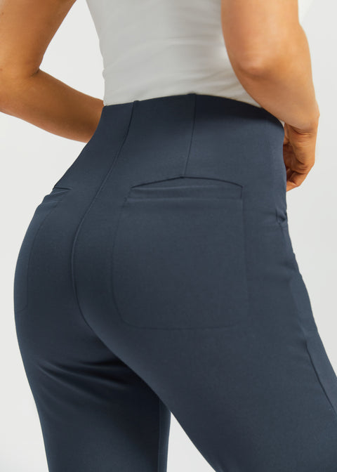 Atlantic DPYP™ Dress Pant Yoga Pants | Wide (Navy)