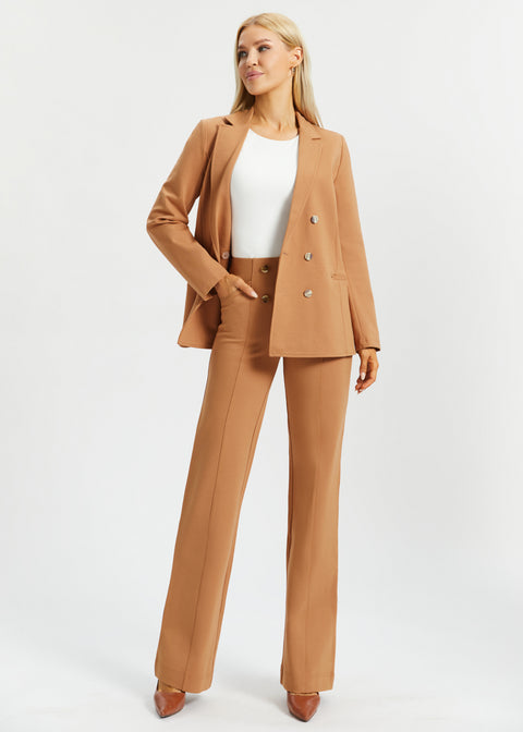 Atlantic DPYP™ Dress Pant Yoga Pants | Wide (Sandalwood)