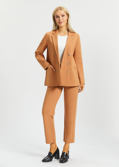 Monroe Crop Trouser DPYP™ | Straight (Sandalwood)