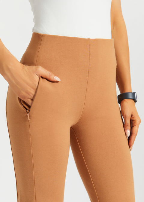Monroe Crop Trouser DPYP™ | Straight (Sandalwood)
