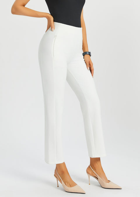 Monroe Crop Trouser DPYP™ | Straight (Star White)