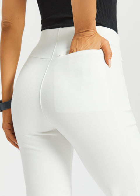 Monroe Crop Trouser DPYP™ | Straight (Star White)