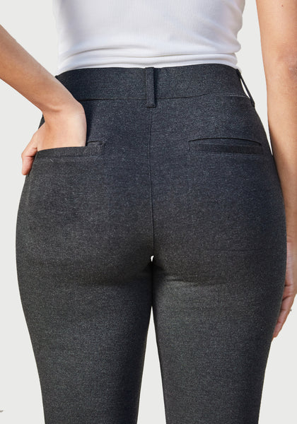 [Margesherwood] / ☆ WAIST BUCKLE COTTON PANTS / charcoal WAIST BUCKLE COTTON PANTS_charcoal - MARGESHERWOOD