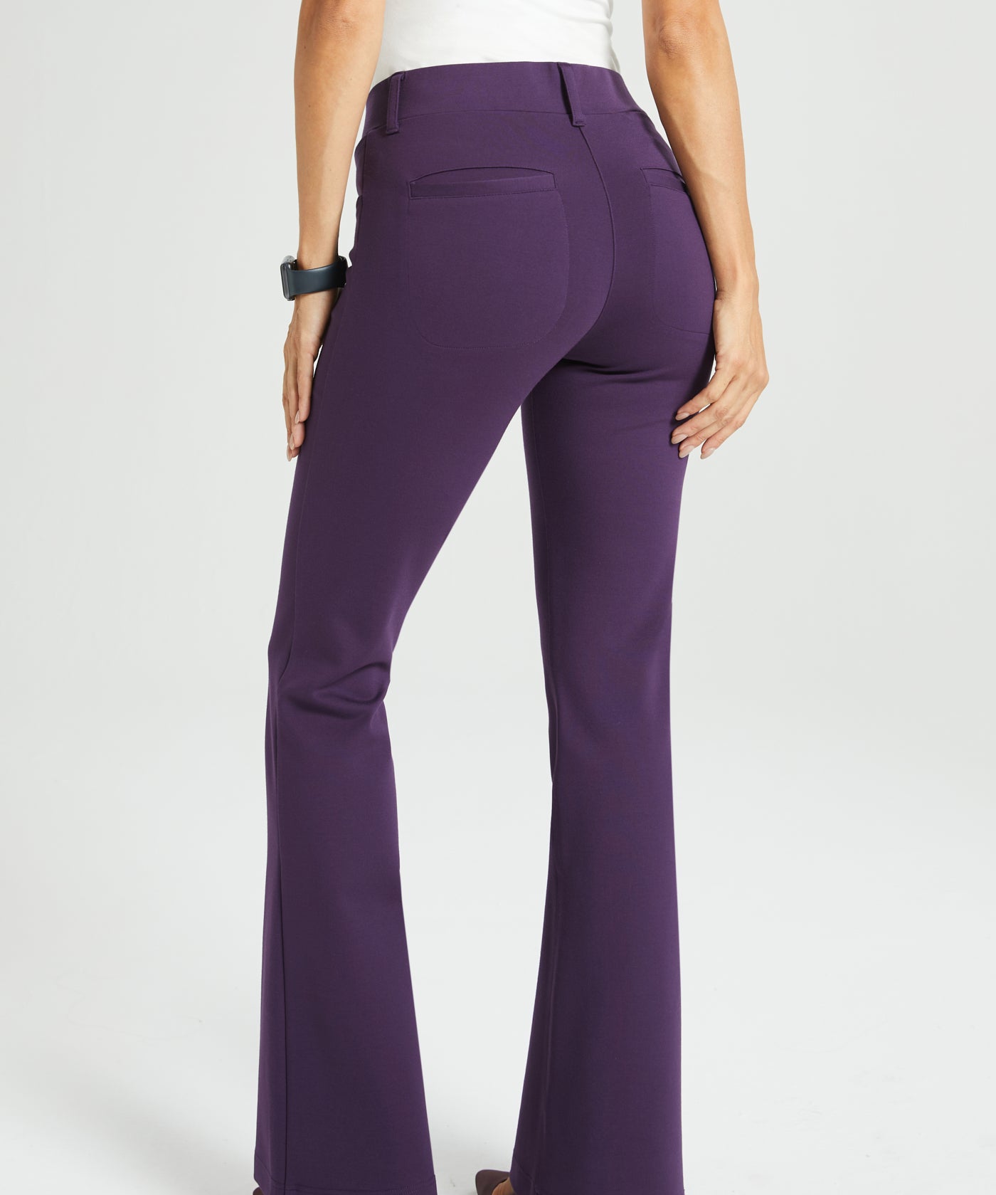 7-Pocket DPYP™ Dress Pant Yoga Pant | Bootcut (Aubergine)