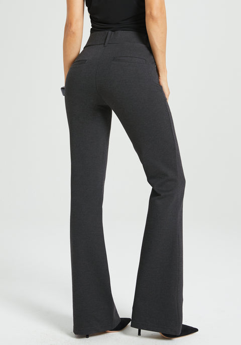 7-Pocket Dress Pant Yoga Pant | Bootcut (Charcoal)