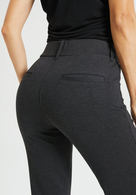 7-Pocket Dress Pant Yoga Pant | Bootcut (Charcoal)